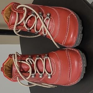 Joseph Seibel Red lace up Boots